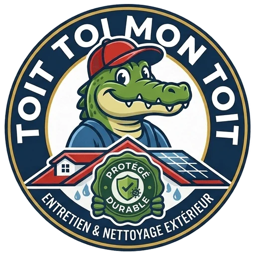Logo Toit Toi Mon Toit : un crocodile casquette rouge au-dessus d’un toit, avec le badge « Protégé durable »